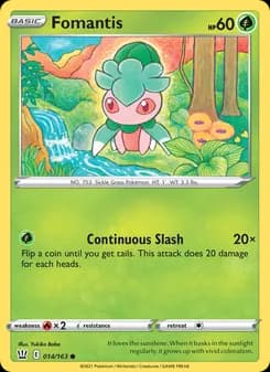 Fomantis card in English