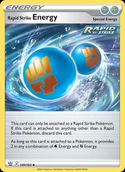 Rapid Strike Energy card in English