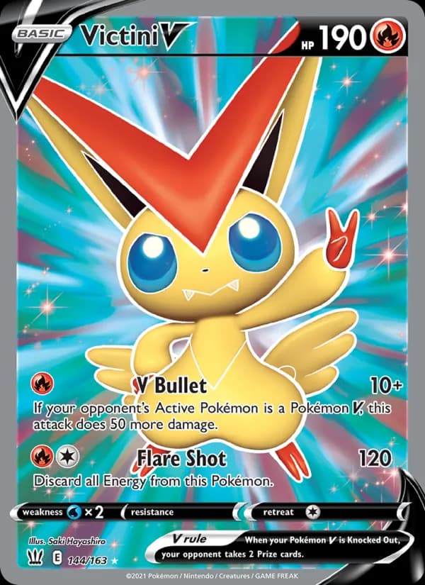 Victini V card in English