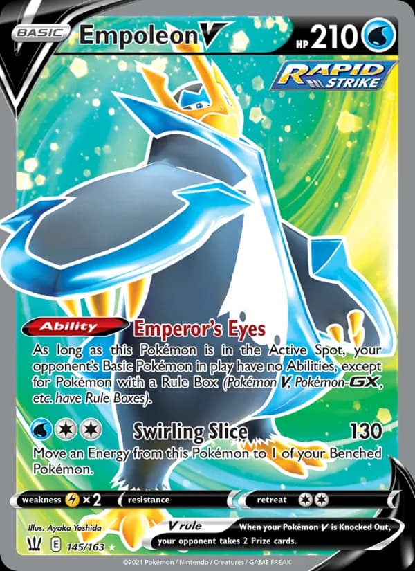 Empoleon V card in English