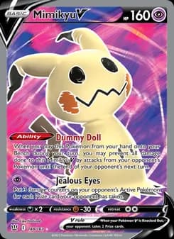 Mimikyu V card in English