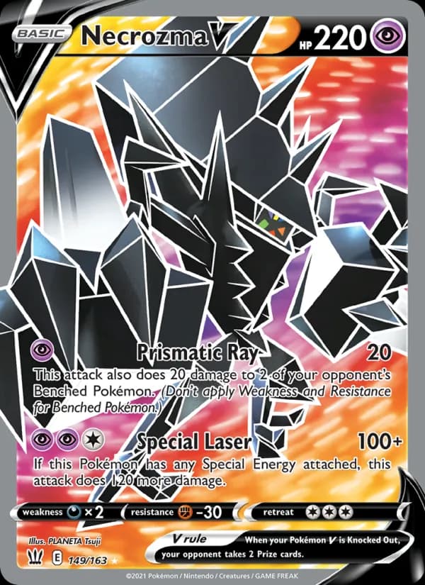 Necrozma V card in English