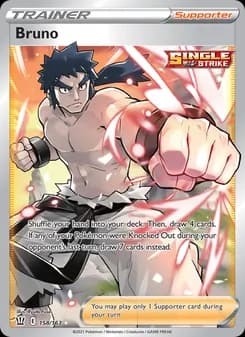 Bruno card in English