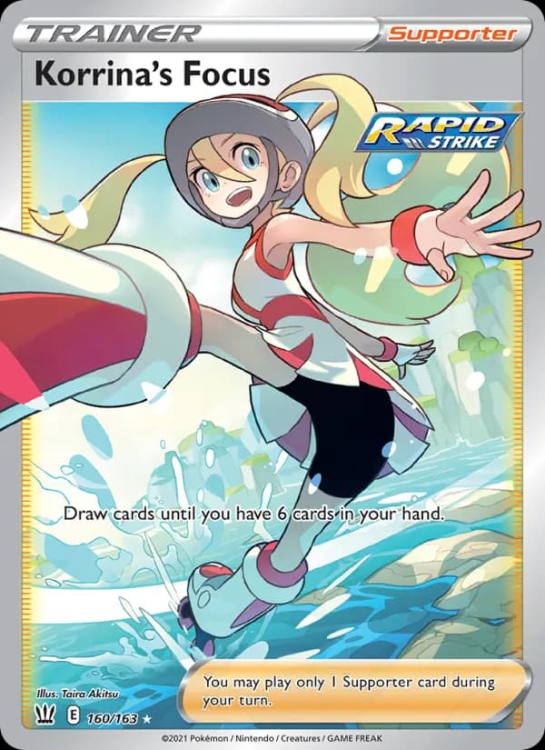 Korrina's Focus card in English