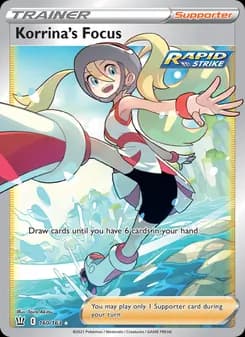 Korrina's Focus card in English