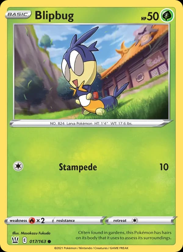 Blipbug card in English
