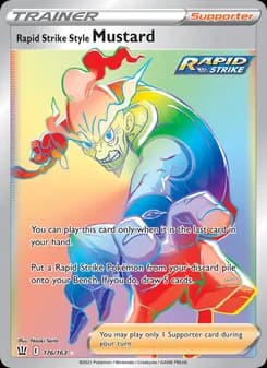 Rapid Strike Style Mustard card in English