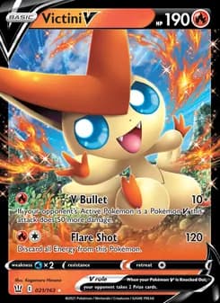 Victini V card in English