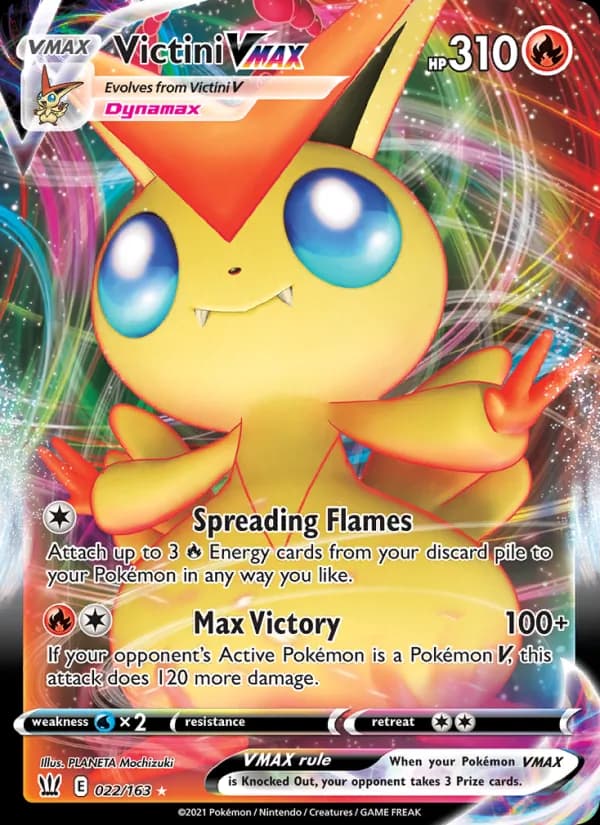 Victini VMAX card in English