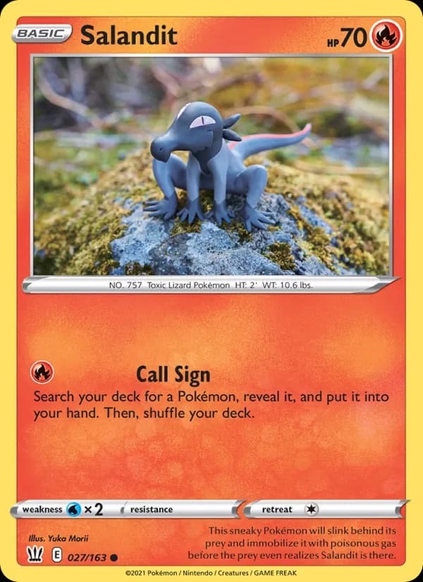 Salandit card in English