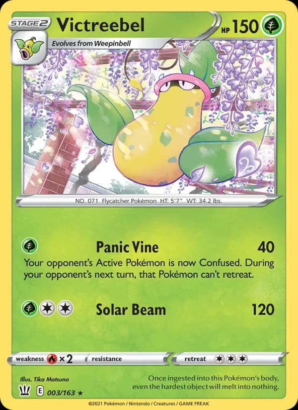 Victreebel card in English