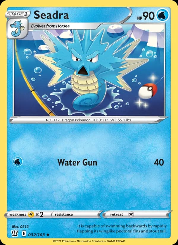 Seadra card in English