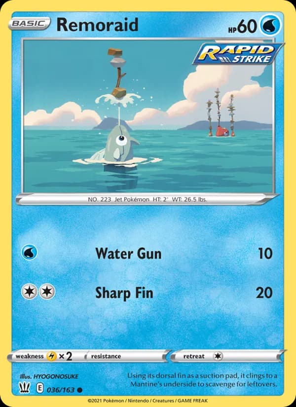 Remoraid card in English
