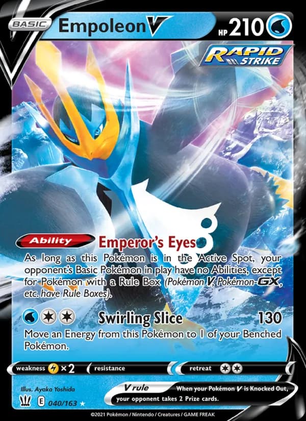 Empoleon V card in English