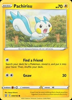 Pachirisu card in English