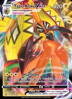 Tapu Koko VMAX card in English
