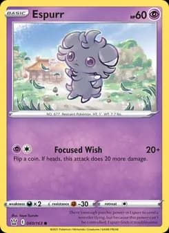 Espurr card in English