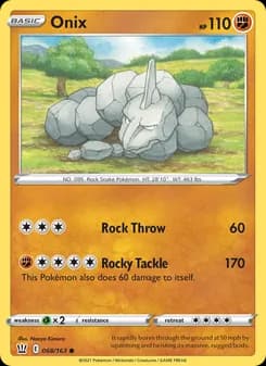 Onix card in English