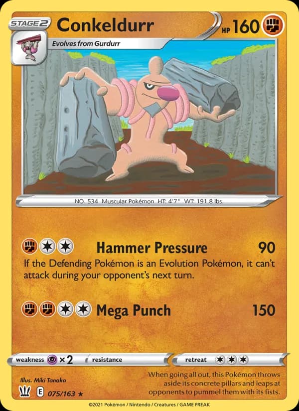 Conkeldurr card in English