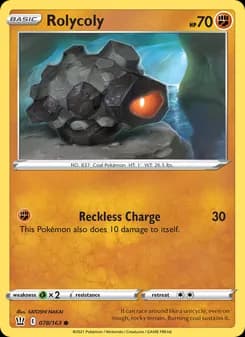Rolycoly card in English