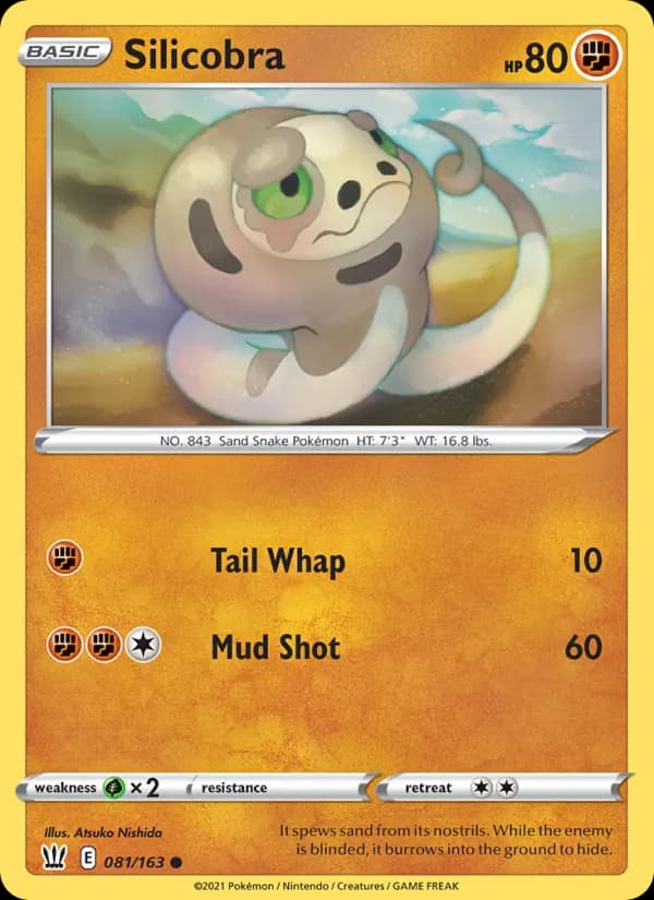 Silicobra card in English