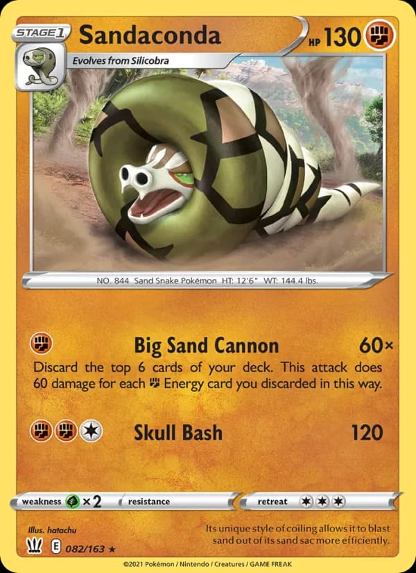 Sandaconda card in English