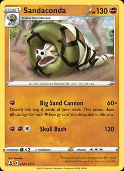 Sandaconda card in English