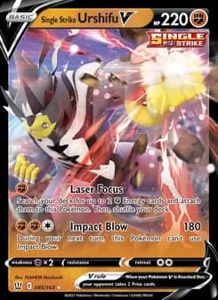 Single Strike Urshifu V card in English