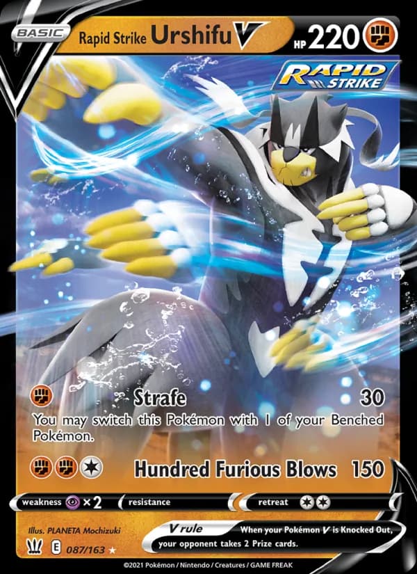 Rapid Strike Urshifu V card in English