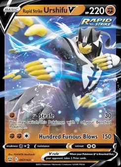 Rapid Strike Urshifu V card in English