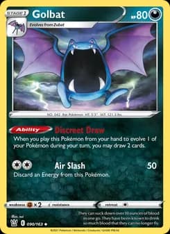 Golbat card in English
