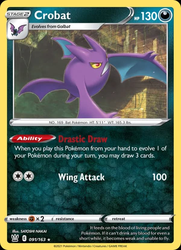 Crobat card in English