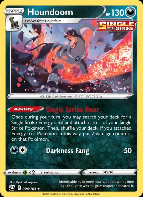 Houndoom card in English