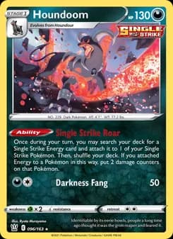Houndoom card in English