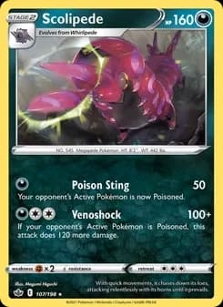 Scolipede card in English