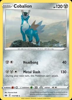 Cobalion card in English