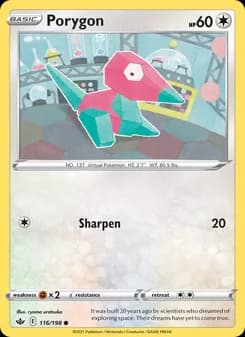Porygon card in English