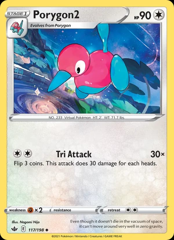 Porygon2 card in English