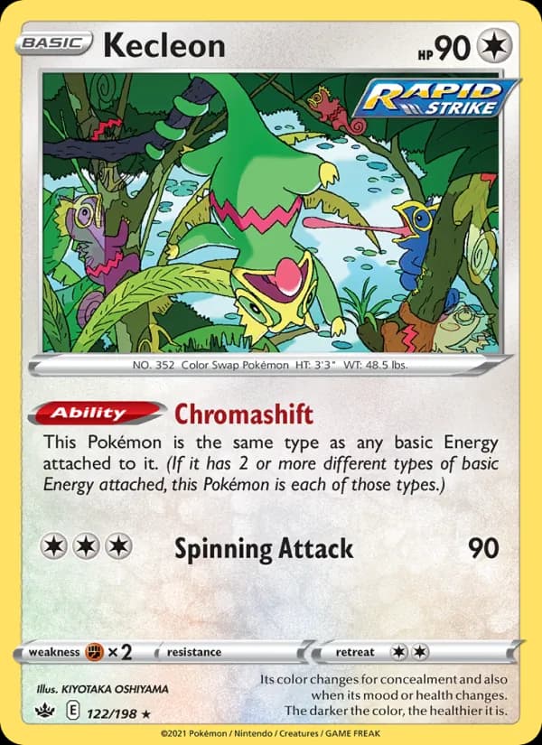 Kecleon card in English