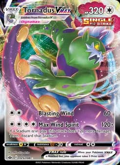 Tornadus VMAX card in English
