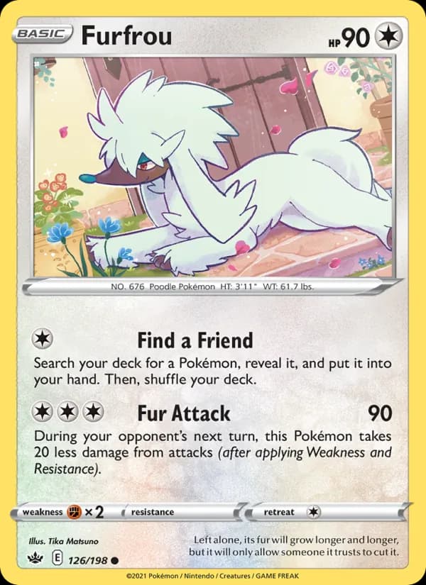 Furfrou card in English