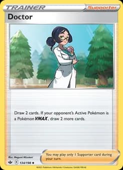 Doctor card in English
