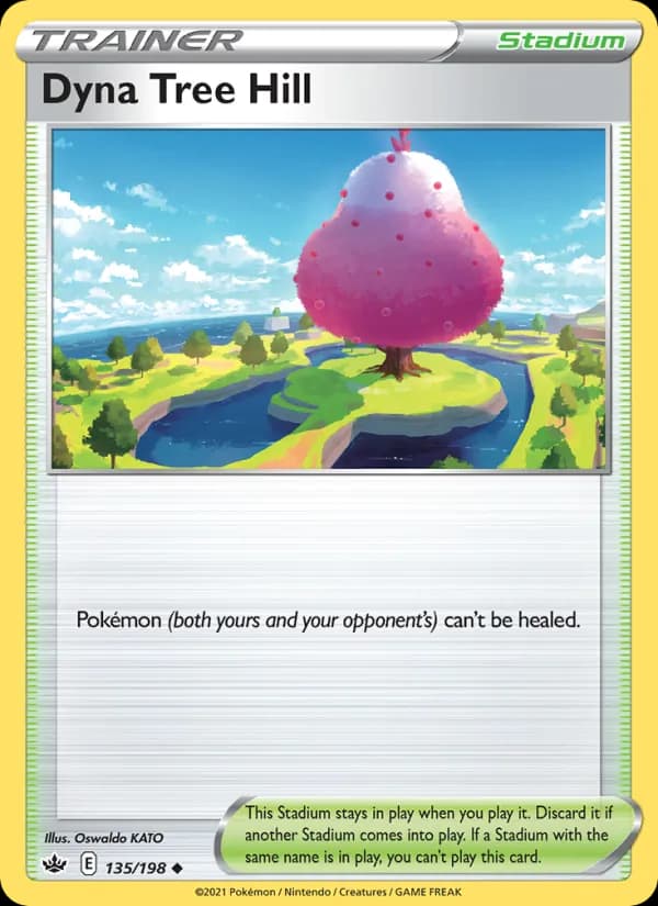 Dyna Tree Hill card in English