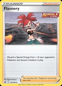 Flannery card in English