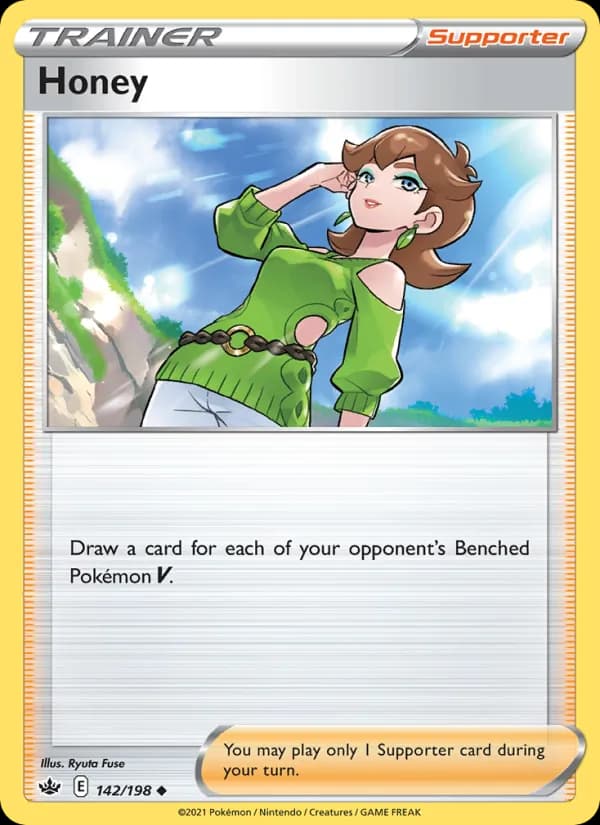 Honey card in English