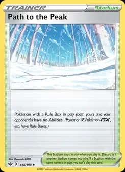 Path to the Peak card in English