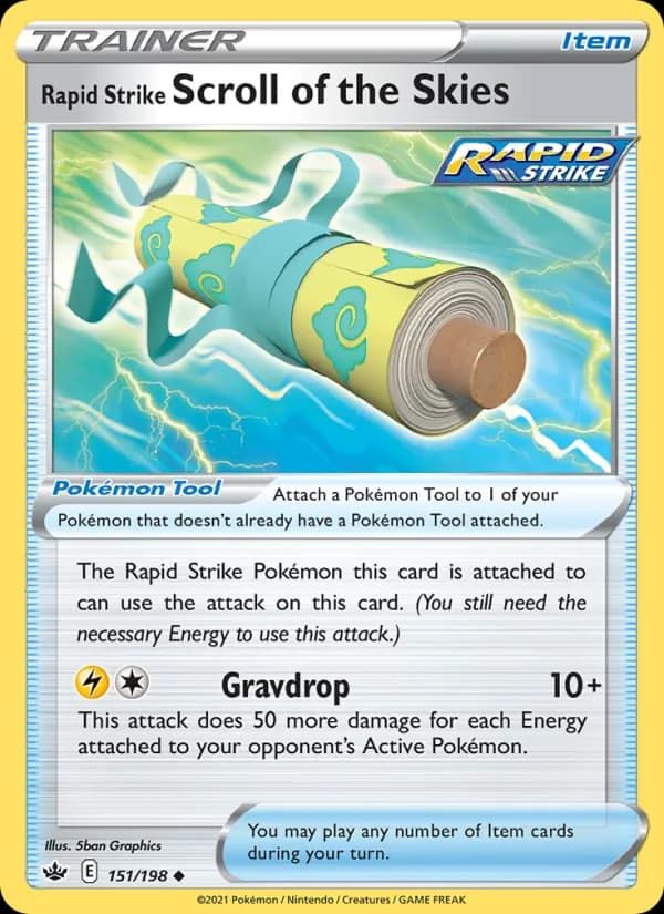Rapid Strike Scroll of the Skies card in English