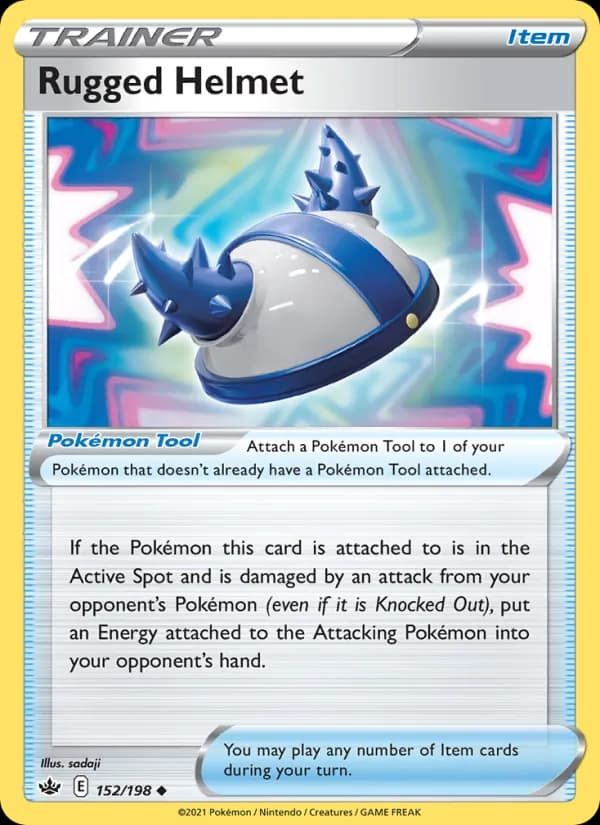 Rugged Helmet card in English