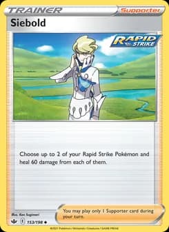 Siebold card in English