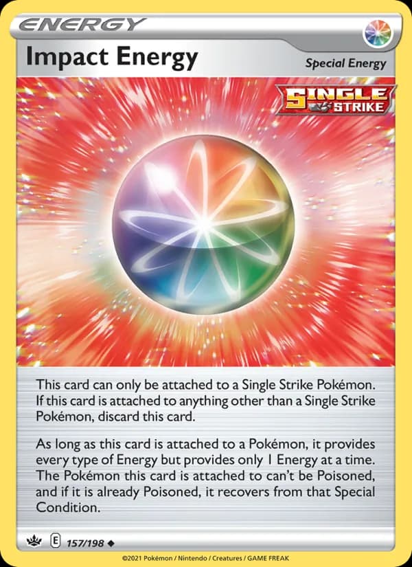 Impact Energy card in English